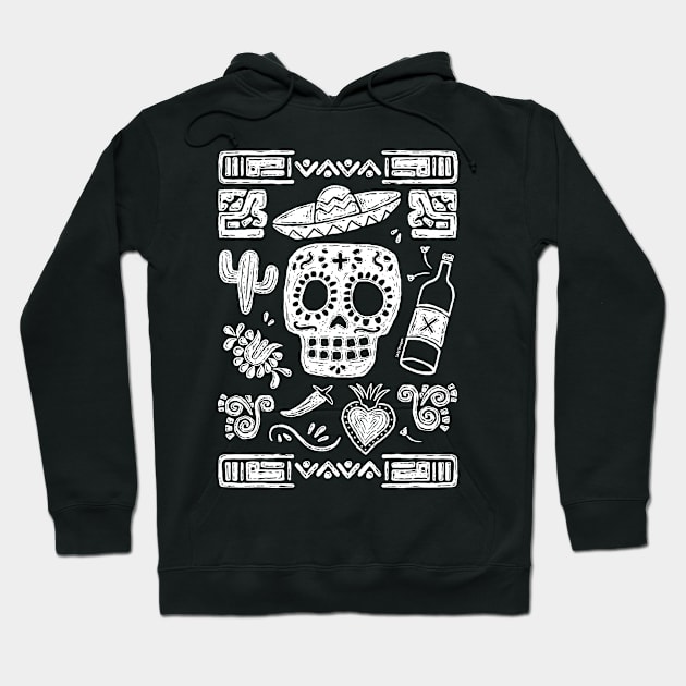 Día de los Muertos Hoodie by LadyMorgan